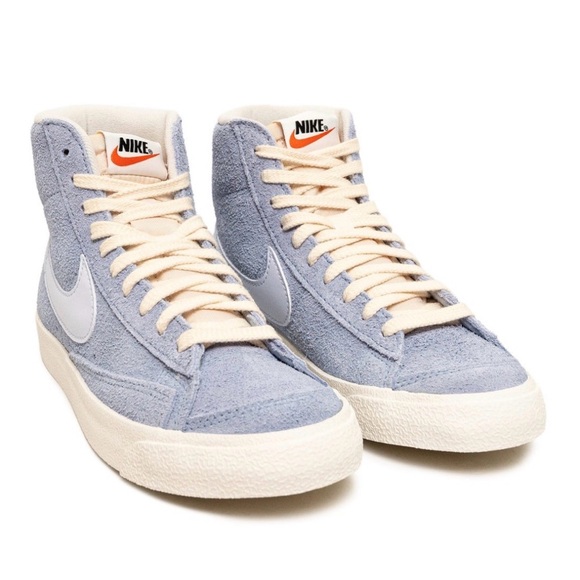 😍NWT😍 NIKE WOMEN BLAZER MID '77 VINTAGE (BLUE WHISPER/FOOTBALL GREY-SAIL) W 8.5 - Picture 14 of 15